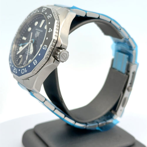 TAG HEUER AQUARACER 300, Automatic Blue Dial Watch, 42 mm WBP5114.BA0013