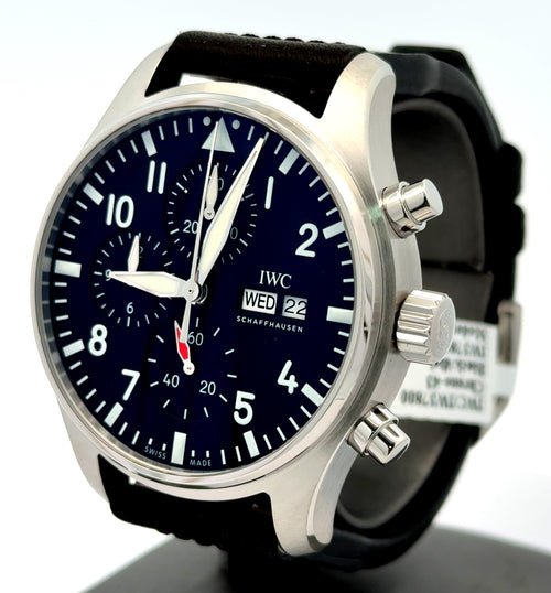 IWC PILOT’S WATCH CHRONOGRAPH 43MM - IW378001 - BLACK DIAL - BRAND NEW !