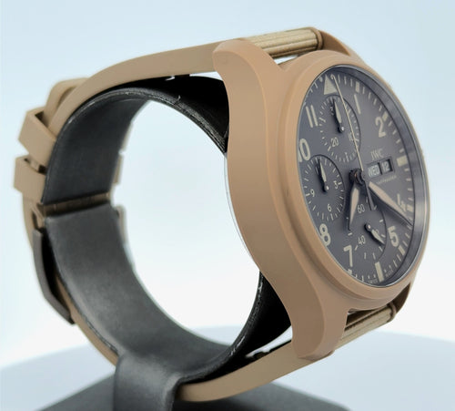 IWC Pilot’s Watch Chronograph 41 TOP GUN Mojave Desert - IW389402 - Brown dial!