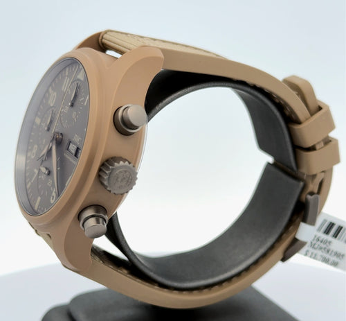 IWC Pilot’s Watch Chronograph 41 TOP GUN Mojave Desert - IW389402 - Brown dial!