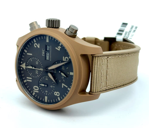 IWC Pilot’s Watch Chronograph 41 TOP GUN Mojave Desert - IW389402 - Brown dial!