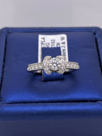 Tiffany & Co. Platinum 1.00 CT Diamond Engagement Ring E-Color, VS2-Clarity