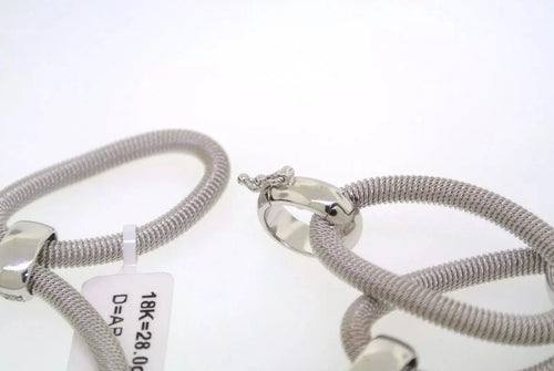 Fancy 1.40 C.T.W Diamond Ladies 18k White Gold Bracelet 27gm, 7", S13321