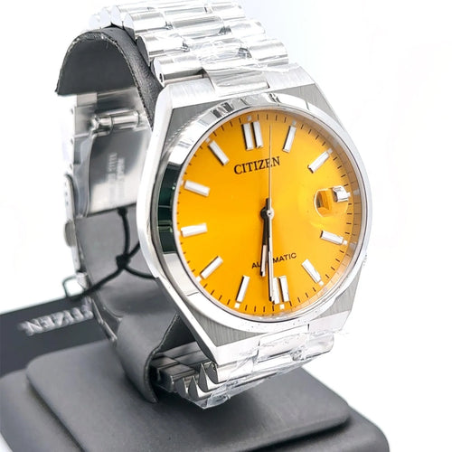 Citizen TSUYOSA Automatic Stainless Steel Yellow dial 40mm Watch NJ0150-56Z