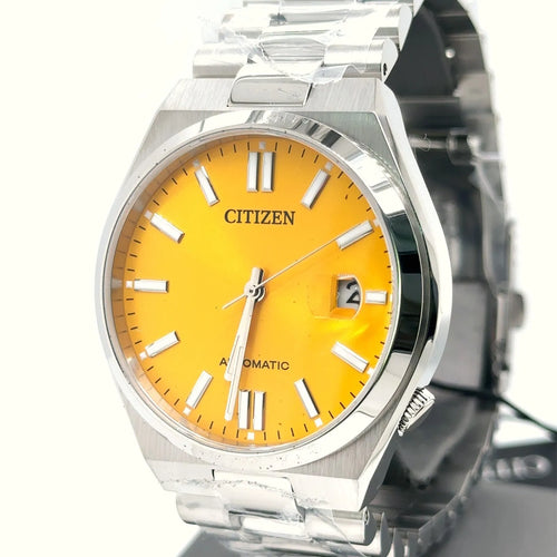 Citizen TSUYOSA Automatic Stainless Steel Yellow dial 40mm Watch NJ0150-56Z