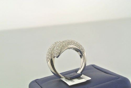 Fancy 18k White Gold 2.15 CT Diamond Ladies Ring, 12.4gm, Size 8
