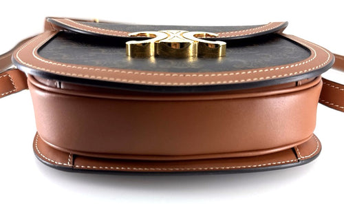 Celine Leather Triomphe Teen Buzas Shoulder Bag 110962BZ4