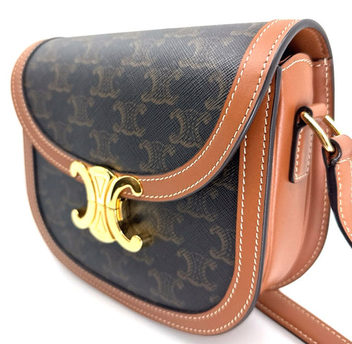 Celine Leather Triomphe Teen Buzas Shoulder Bag 110962BZ4