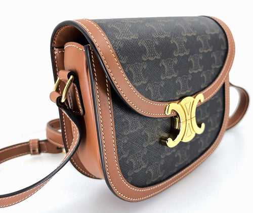 Celine Leather Triomphe Teen Buzas Shoulder Bag 110962BZ4