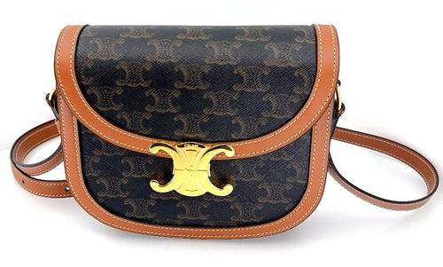 Celine Leather Triomphe Teen Buzas Shoulder Bag 110962BZ4