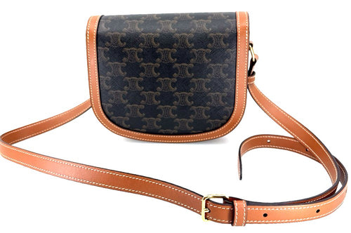 Celine Leather Triomphe Teen Buzas Shoulder Bag 110962BZ4
