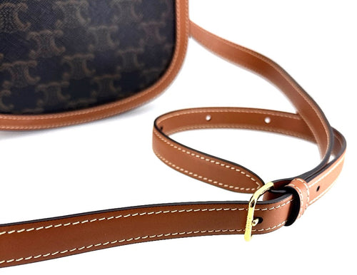 Celine Leather Triomphe Teen Buzas Shoulder Bag 110962BZ4