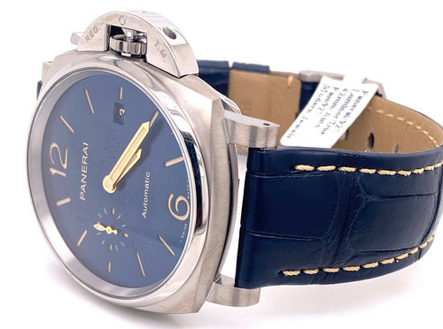 Panerai LUMINOR DUE Blue Dial Titanium 42mm PAM927