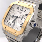 Cartier Santos Chronograph XL Steel & 18k Yellow Gold W2SA0008
