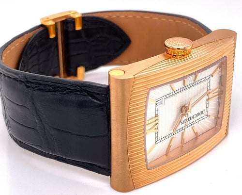 Boucheron Reflet Xl 18k Rose Gold Men's Automatic Watch
