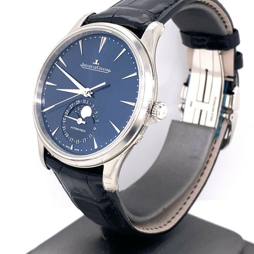 JAEGER LECOULTRE JLC Master Ultra Thin Moon 39 mm Q1368480 - Blue Dial !