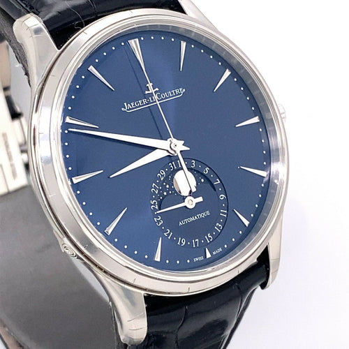 JAEGER LECOULTRE JLC Master Ultra Thin Moon 39 mm Q1368480 - Blue Dial !