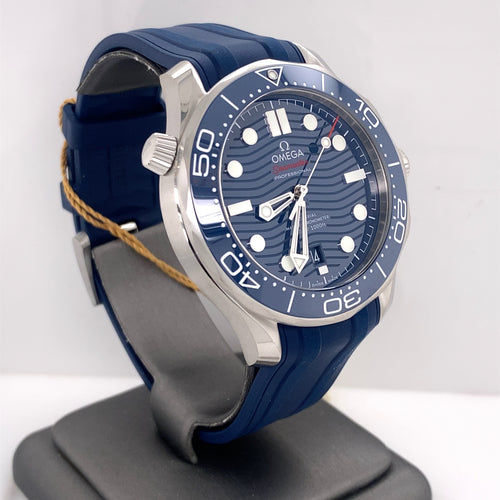 Omega Seamaster Diver 300 Co-Axil Master Chronometer Blue Dial, 210.32.42.20.03.001