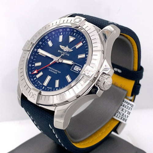 Breitling Avenger Automatic GMT 45mm Steel Watch A32395101C1X1