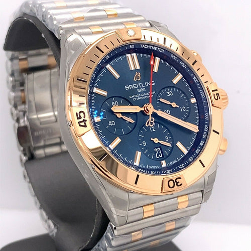 Breitling Chronomat B01-42 42mm Steel & 18k Rose Gold Watch UB0134101C1U1