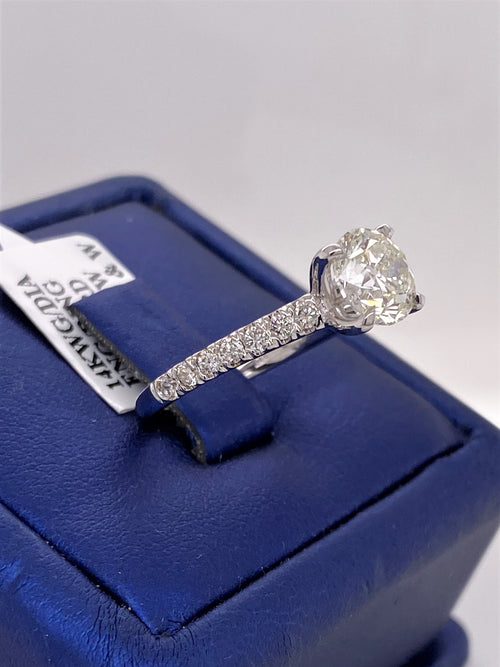 14k White Gold 2.00 CT Diamond Engagement Ring