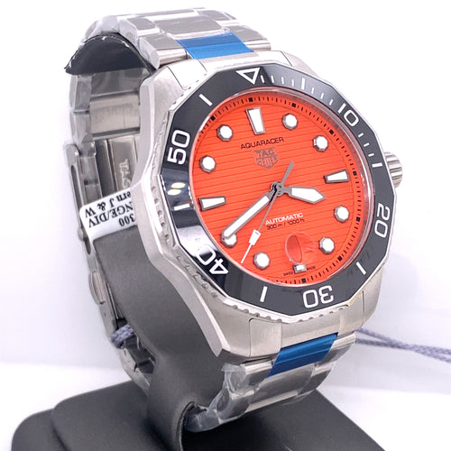 TAG HEUER AQUARACER PROFESSIONAL 300 ORANGE DIVER 43mm, WBP201F.BA0632