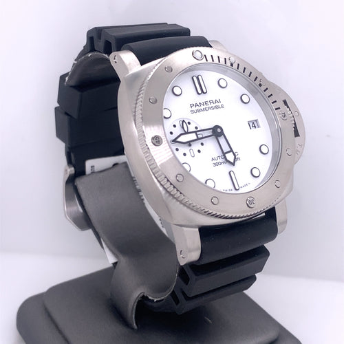 Panerai SUBMERSIBLE Bianco Automatic 42MM Watch PAM 1223