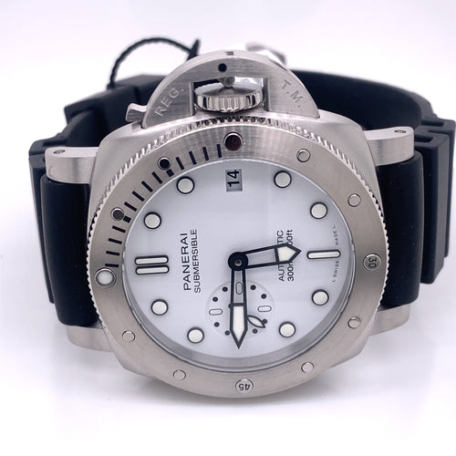 Panerai SUBMERSIBLE Bianco Automatic 42MM Watch PAM 1223