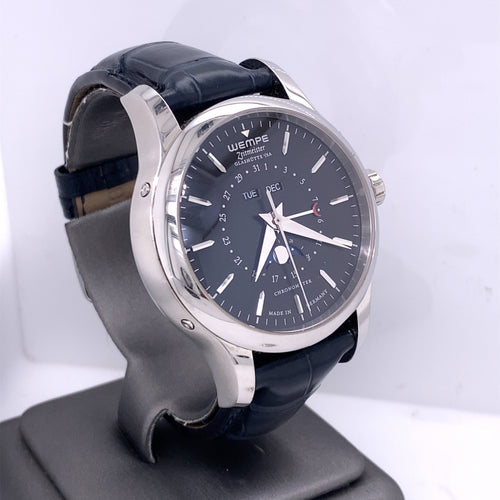 Zeitmeister Classic Moon Phase and Full Calendar 42mm Watch, WM350002