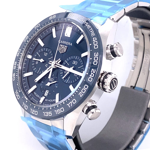 TAG HEUER Carrera Automatic Chronograph 44mm Watch, CBN2A1A.BA0643 - BLUE DIAL