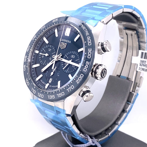 TAG HEUER Carrera Automatic Chronograph 44mm Watch, CBN2A1A.BA0643 - BLUE DIAL