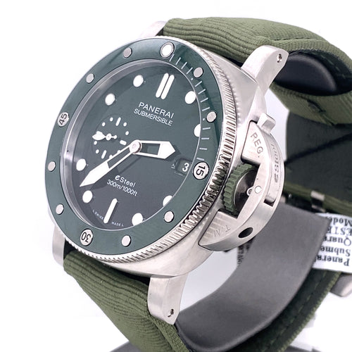 Panerai Submersible QuarantaQuattro eSteel Verde Smerald PAM01287