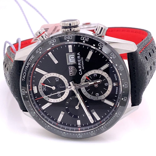 TAG HEUER Carrera AUTOMATIC CHRONOGRAPH 41MM WATCH, CBM2110.FC6454