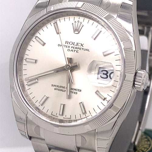 Pre-Owned Rolex Oyster Perpertual Date Automatic 34mm Watch, 115210 philadelphia