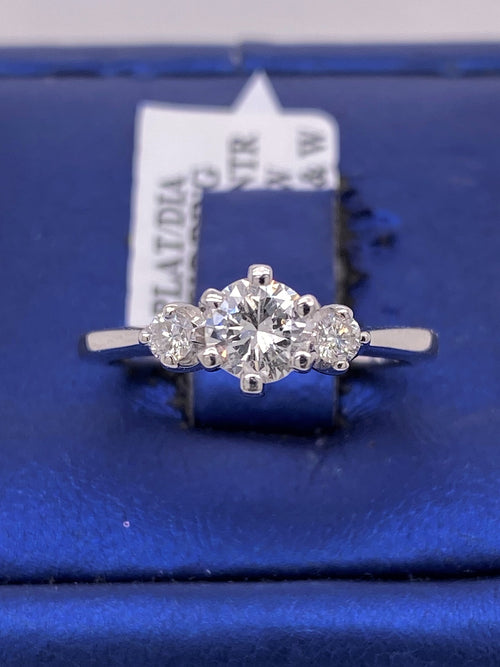 Platinum 0.60 CT Diamond Engagement Ring