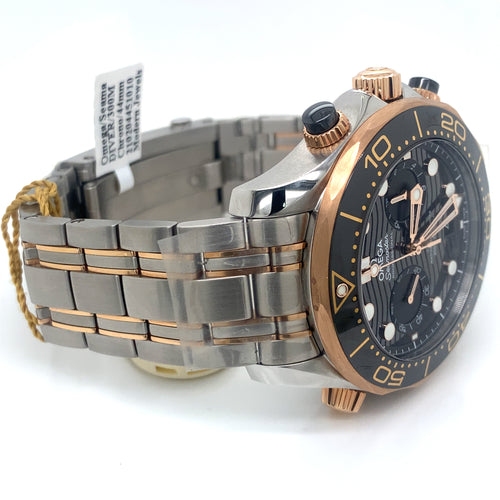 Omega Diver 300M Seamaster Sedna Gold on Steel 44mm Watch, 210.20.44.51.01.001