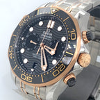 Omega Diver 300M Seamaster Sedna Gold on Steel 44mm Watch, 210.20.44.51.01.001