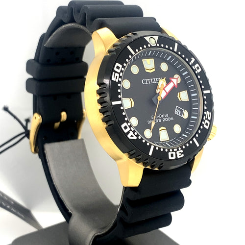 Citizen Promaster Dive Eco-Drive 44mm Gold Tone Watch, BN0152-06E
