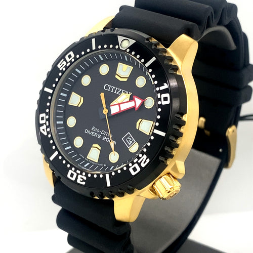 Citizen Promaster Dive Eco-Drive 44mm Gold Tone Watch, BN0152-06E