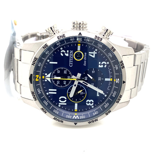 Citizen Core Collection 43mm Stainless Steel & Blue Dial Watch, CA0790-59L