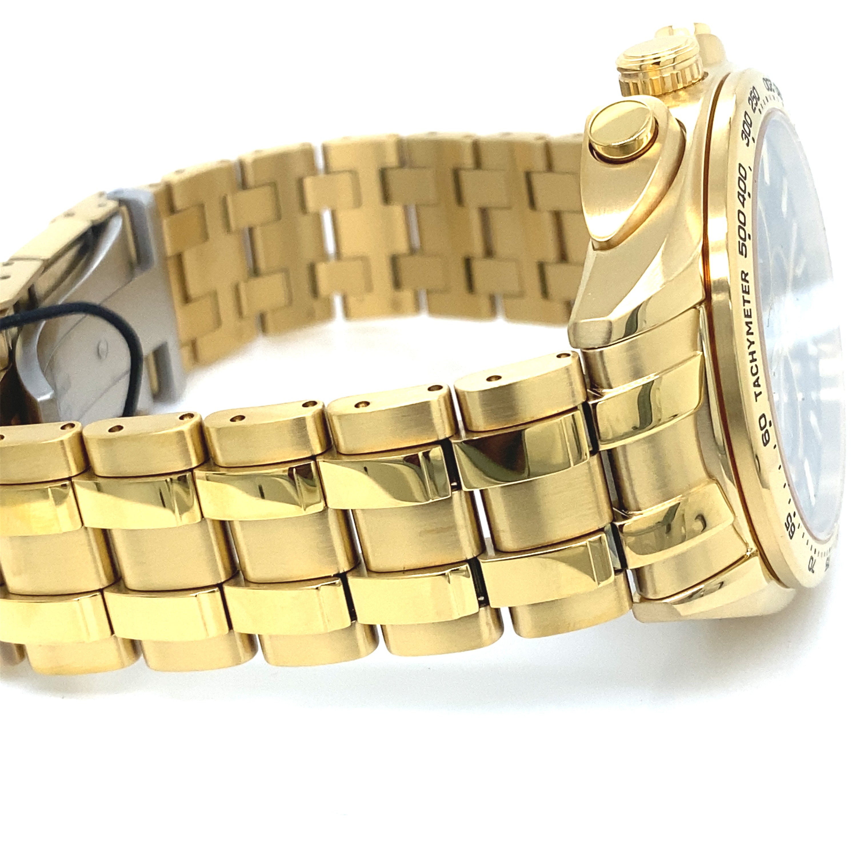 Citizen Carson Green Dial Gold Plated Seel 43mm Watch, CA4542-59X