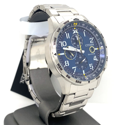 Citizen Core Collection 43mm Stainless Steel & Blue Dial Watch, CA0790-59L
