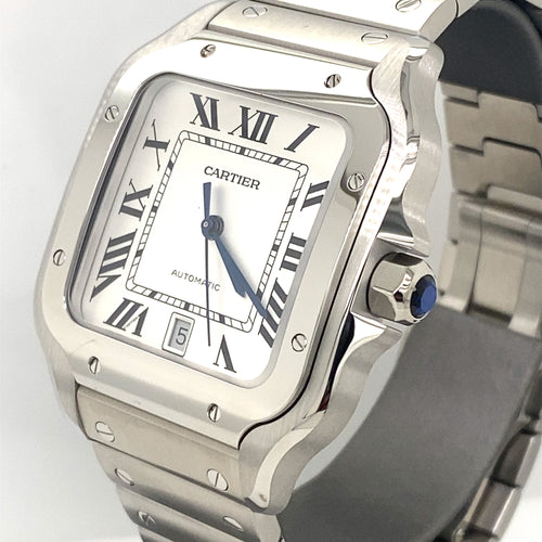 Cartier Santos De Cartier Large 39.8mm Steel Watch, WSSA0018