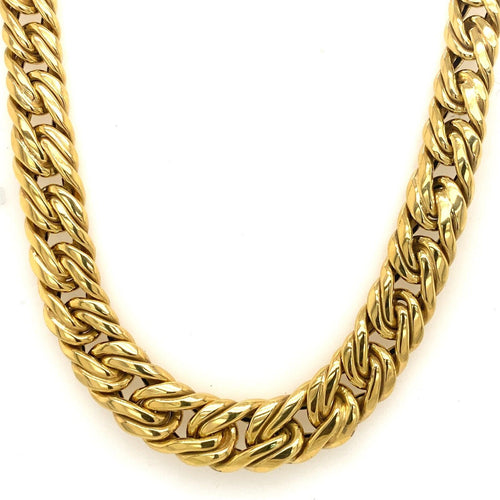 14k Yellow Gold Ladies Fancy Necklace