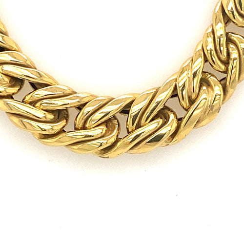 14k Yellow Gold Ladies Fancy Necklace