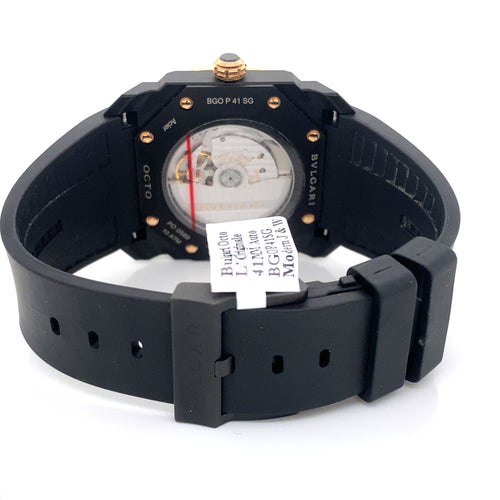 Bulgari Octo L'originale 41mm 18k Rose Gold & Titanium Automatic Watch BG0P41SG