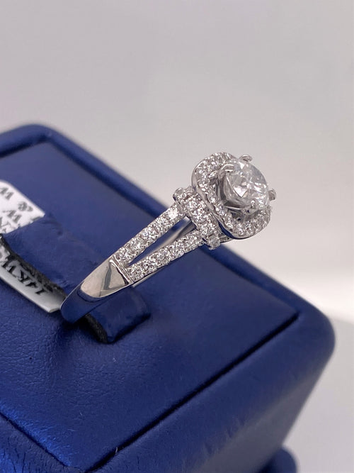 14k White Gold 1.25 CT Diamond Engagement Ring
