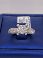14k White Gold 1.50 CT Diamond Engagement Ring