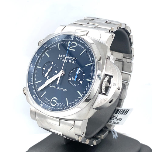 Panerai Luminor Chrono Steel Automatic 44m Watch, PAM01110