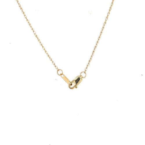 10k Yellow Gold Citrine Pendant Necklace